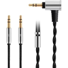 FAAEAL Replacement Cable for Hifiman SUNDARA Ananda,Upgrade Cable for Hifiman HE4XX/HE-400i/HE560/HE-350/HE1000 Headphone 2.5mm/3.5mm/4.4mm to Dual 3.5mm Jack Male Cord 1.45meters/4.7ft (3.5mm Jack) in Saudi Arabia