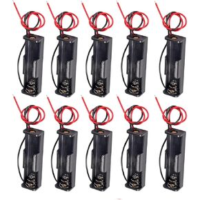 10pcs Single AA Battery Holder 1x 1.5V AA Battery Holder AA Battery Holder with Wires