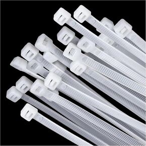 Large zip ties 20 inch white zip ties for outdoor use 100 pcs long cable ties big industrial plastic tie wraps with 60 Pounds tensile in Saudi Arabia