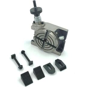 3" Inch (80 mm) Rotary Table with M6 Clamp Kit milling machine Indexing Table
