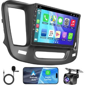 Car Radio for Chrysler 200 200C 2015-2019, 4GB RAM + 64GB ROM 9" HD Touchscreen Car Stereo – Android 12 System, Wireless CarPlay & Android Auto, GPS Navigation & Bluetooth, Back-up Camera, FM Radio