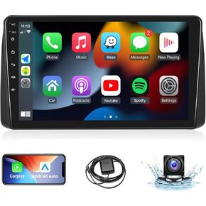Naifay Car Radio Stereo for Dodge Grand Caravan 2011-2020 Chrysler Town & Country 2011-2016 Grand Voyager 2011-2015 with Wireless CarPlay Android Auto, 2+32G 9inch Touch Screen Bluetooth FM GPS WiFi