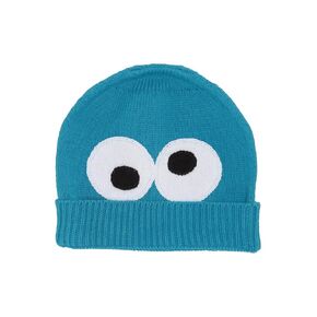 Finn + Emma Sesame Street Organic Cotton Chracter Baby Hat - Cookie Monster