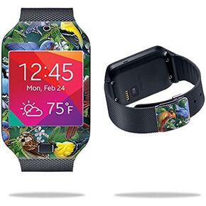 MightySkins Skin Compatible with Samsung Galaxy Gear 2 Neo Watch – Backyard Gathering | Protective, Durable, and Unique Vinyl wrap Cover | Easy to Apply, Remove, and Change Styles | Made in The USA