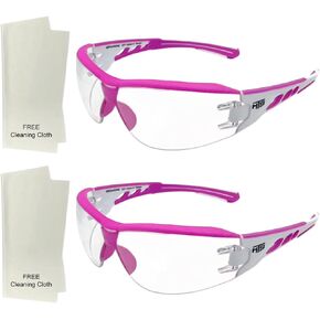 HTS HUNTERSKY Super Flexible Lightweight Anti Fog Wrap-Around U6 Clear Shooting Safety Glasses with ANSI Z87.1 Scratch Resist in Saudi Arabia