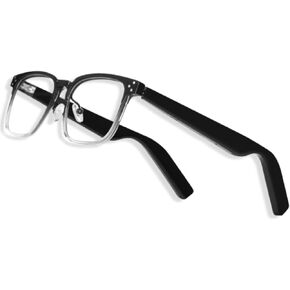 Smart Bluetooth Glasses, Smart Audio Glasses for Men Women, Open Ear Music Glasses with Anti Blue Lens, Built in Speakers