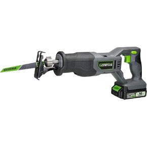 Genesis G20MAX 20V Variable-Speed Reciprocating Saw with 2.0Ah Battery & Charger, 1" Stroke Length, Tool-less Blade Clamp, and 2-Year Warranty