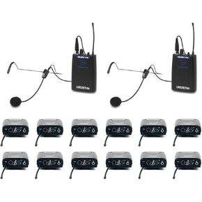 VocoPro SilentPA-IFB-12 - One Way Communication System for TV & Film Production
