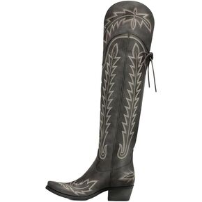 sexytag Western Cowboy Boots for Women Embroidered Thigh High Cowgirl Boots