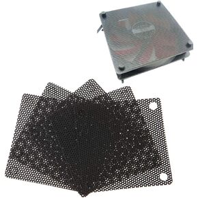 PVC Fan Dust Filter PC Dustproof Case Cuttable Computer Mesh Cover 50mm Mesh Black