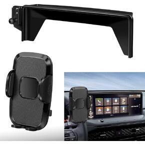 peleus Car Phone Holder Mount for 2023 2024 Honda Accord Accessories Car Phone Mount with Storage for iPhone 15 14 13 All Phones, Cell Phone Automobile Cradles Phone Stand Hands-Free 360° Rotation
