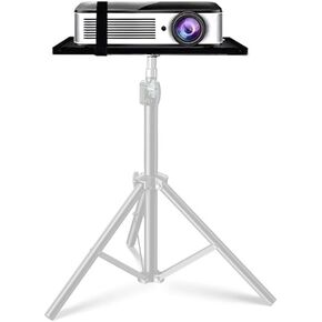 Projector Laptop Notebook Tray, Projector Tray Platform Holder Pallet for Tripod Stand Mount,Widely Use in Meeting Rooms,Studio, Outdoor, Classrooms, Stage (NOT include Tripod)