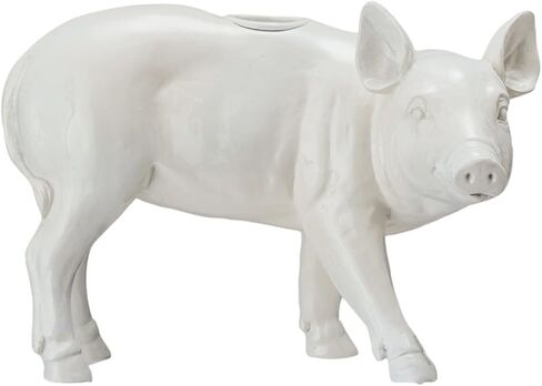 Creative Co-Op Pastoral Elegance Sheep Taper Holder, White in Saudi Arabia