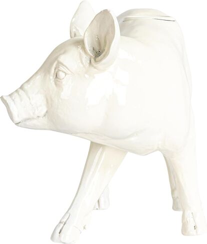 Creative Co-Op Pastoral Elegance Sheep Taper Holder, White in Saudi Arabia
