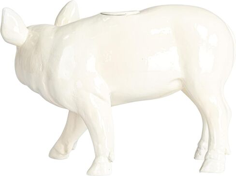 Creative Co-Op Pastoral Elegance Sheep Taper Holder, White in Saudi Arabia