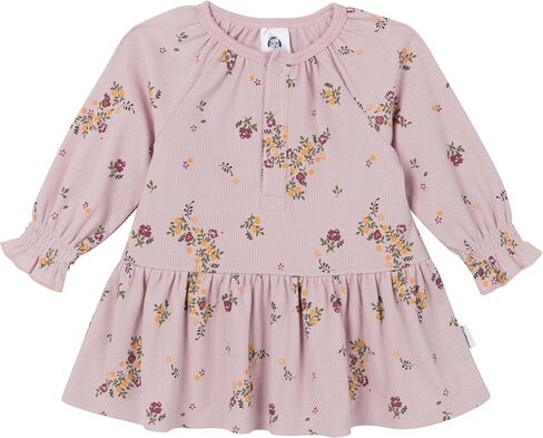 Gerber Baby Girls' Long-Sleeve Dress in Saudi Arabia