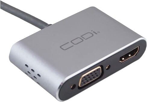 محول عرض CODi 4 في 1 USB-C (HDMI وVGA وUSB-C PD وUSB-A 3.0) in Kuwait