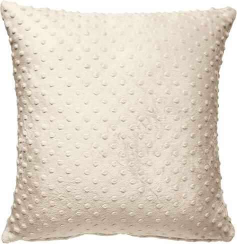 Baby Doll Bedding Heavenly Soft Crib Throw Pillow Cover, Ecru in Saudi Arabia