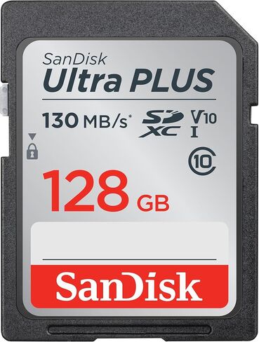 بطاقة سانديسك الترا بلس اس دي، 128 جيجا، SDSDUNB-128G-GN6IN in Saudi Arabia