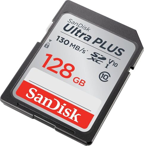 بطاقة سانديسك الترا بلس اس دي، 128 جيجا، SDSDUNB-128G-GN6IN in Saudi Arabia