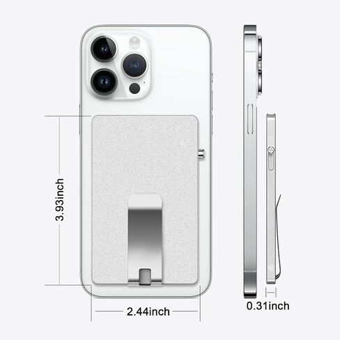 Magnetic Card Holder Wallet for Magsafe Wallet, Minimalist Slim Card Wallet for Phone,Pop Up Magnetic Wallet with Money Clip, Compatible with iPhone 15/14/13/12/Pro/Pro Max/Mini Series in Saudi Arabia