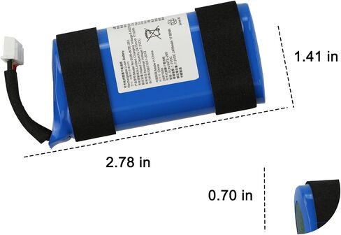بطارية ZTHY SUN-INTE-265 متوافقة مع مكبر الصوت المحمول J B L PartyBox أثناء التنقل 7.2 فولت 2475 مللي أمبير في الساعة in Saudi Arabia