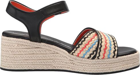 KARL LAGERFELD Women's Celest Ankle Strap Wedge Espadrille Sandal in Saudi Arabia
