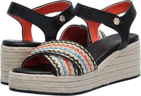 KARL LAGERFELD Women's Celest Ankle Strap Wedge Espadrille Sandal in Saudi Arabia