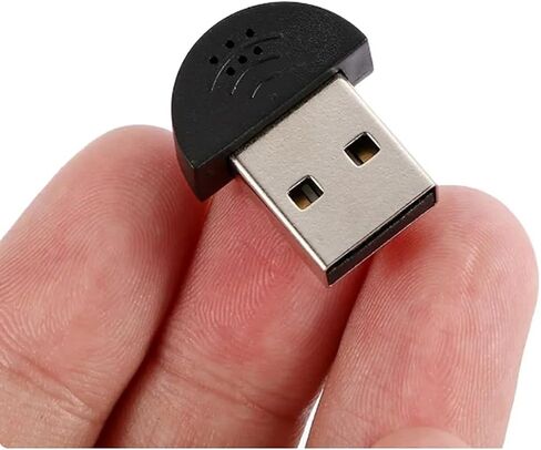 ميكروفون USB صغير جدًا للكمبيوتر المكتبي والكمبيوتر المحمول، التوصيل والتشغيل، متوافق مع أجهزة الكمبيوتر التي تعمل بنظام Windows وMac، ميكروفون مكثف محمول مثالي للعمل عن بعد، والفصول/الاجتماعات عبر الإنترنت، والألعاب، وSkype، وZoom-أسود in Kuwait