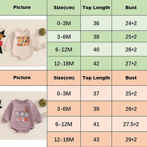 Newborn Halloween Baby Clothes Infant Girl Boy Letter Print Crew Neck Sweatshirt Romper Long Sleeve Jumpsuit in Saudi Arabia