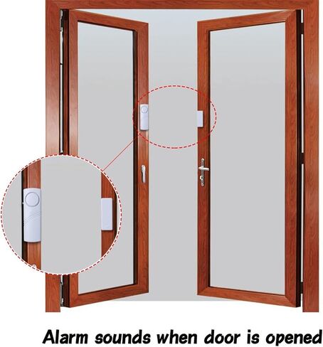 Door Window Alarm, 90DB Door Alarms for Kids Safety, Wireless Sensor Door Window Burglar Alarm-Window Pool Alarms for Home, 6 Pack in Saudi Arabia