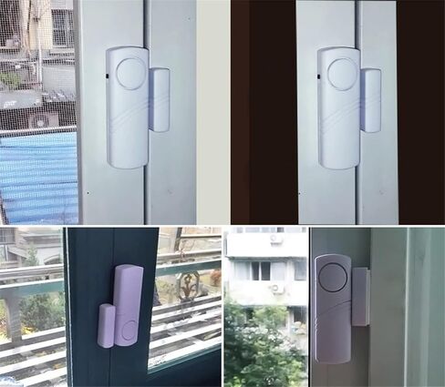 Door Window Alarm, 90DB Door Alarms for Kids Safety, Wireless Sensor Door Window Burglar Alarm-Window Pool Alarms for Home, 6 Pack in Saudi Arabia