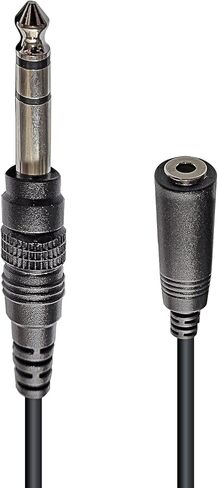 كابل تمديد سماعة الرأس AxcessAbles TRSF18-TRSM14 1/8 بوصة (3.5 مم) TRS أنثى إلى 1/4 بوصة (6.35 مم) TRS ذكر (10 أقدام) 5 عبوات in Kuwait