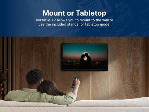 Emerson ETD-3250 32 بوصة LED HDTV مع مشغل DVD مدمج، 720p HD، مدخلات HDMI/USB، موالف رقمي، تصميم نحيف، قابل للتركيب على الحائط، موفر للطاقة، وميزات الرقابة الأبوية in Kuwait