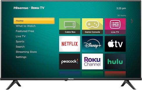 Hisense 40-Inch Class A4 Series FHD 1080p Smart Roku TV with Alexa Compatibility (40A4NR, 2024 Model) - Dolby Audio, Slim Bezel Design, Google Assistant in Saudi Arabia