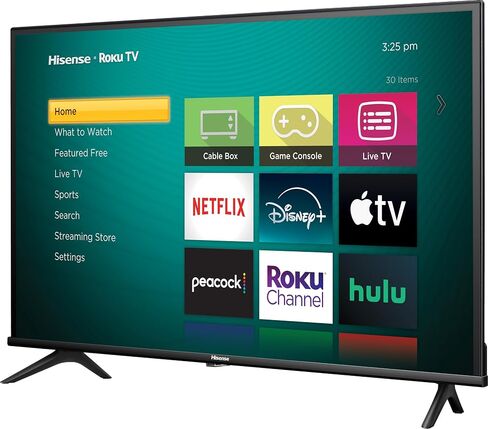Hisense 40-Inch Class A4 Series FHD 1080p Smart Roku TV with Alexa Compatibility (40A4NR, 2024 Model) - Dolby Audio, Slim Bezel Design, Google Assistant in Saudi Arabia