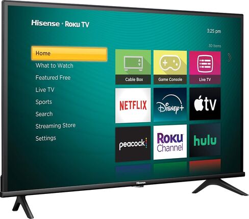 Hisense 40-Inch Class A4 Series FHD 1080p Smart Roku TV with Alexa Compatibility (40A4NR, 2024 Model) - Dolby Audio, Slim Bezel Design, Google Assistant in Saudi Arabia