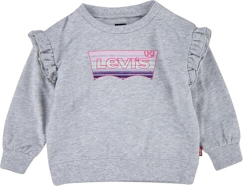 Levi's® Baby Girl's Ruffle Crew Sweatshirt (Toddler) in Saudi Arabia