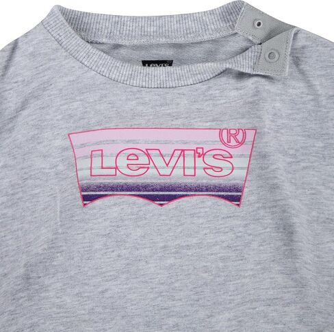 Levi's® Baby Girl's Ruffle Crew Sweatshirt (Toddler) in Saudi Arabia