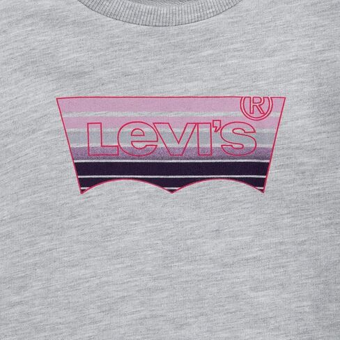 Levi's® Baby Girl's Ruffle Crew Sweatshirt (Toddler) in Saudi Arabia