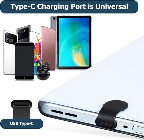 Gatuida USB C Plug، 8 Pack USB C Port Plug Cover Cap Plugs USB C Port Protectors in Saudi Arabia