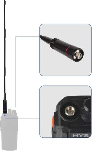 هوائي CB 11 متر، 27 ميجا هرتز SMA-أنثى 16.1 بوصة هوائي لـ Quansheng UVK5 UVK6 5R-PLUS UVK5(8) in Saudi Arabia
