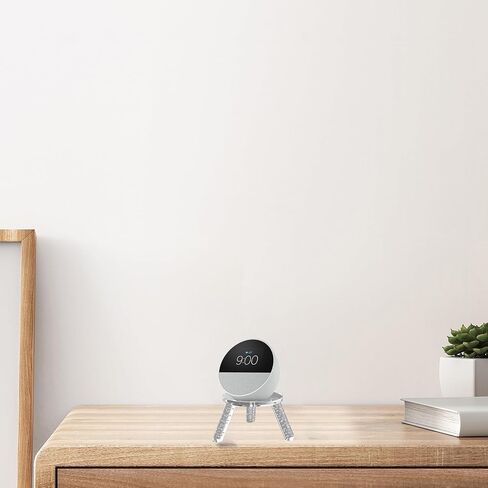 حامل طاولة مكبر الصوت لـ Echo Spot (إصدار 2024) وSonos Era 100، حامل ثلاثي الأرجل من الأكريليك للحصول على صوت أفضل (شفاف) in Kuwait