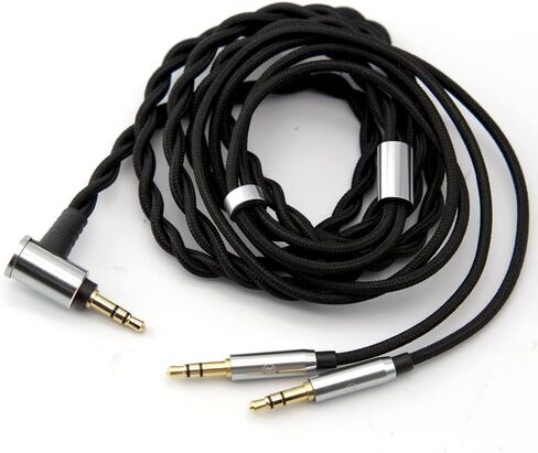 كابل بديل FAAEAL لسماعات Hifiman SUNDARA Ananda، كابل ترقية لسماعات الرأس Hifiman HE4XX/HE-400i/HE560/HE-350/HE1000 2.5 مم/3.5 مم/4.4 مم إلى سلك ذكر مقبس مزدوج 3.5 مم 1.45 متر/4.7 قدم (مقبس 3.5 مم ) in Kuwait