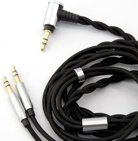 كابل بديل FAAEAL لسماعات Hifiman SUNDARA Ananda، كابل ترقية لسماعات الرأس Hifiman HE4XX/HE-400i/HE560/HE-350/HE1000 2.5 مم/3.5 مم/4.4 مم إلى سلك ذكر مقبس مزدوج 3.5 مم 1.45 متر/4.7 قدم (مقبس 3.5 مم ) in Kuwait
