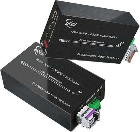 3G SDI Fiber Extender 1080P&60HZ, Mini Converter Optical Fiber Include SFP Module, Long Transmission Up to 20 km with RS485 Tally Loop Output in Saudi Arabia