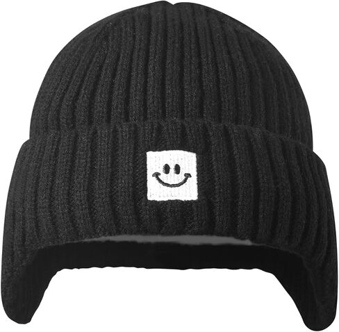 MaxNova 2 Pack Baby Beanie Toddler Winter Hat with Earflap for Girls Boys 0-8 Years in Kuwait