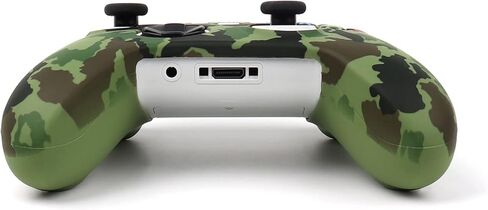 جلد وحدة التحكم باللون الأخضر العسكري المموه من RALAN لسلسلة Xbox، غطاء حماية لوحدات التحكم من السيليكون المضاد للانزلاق متوافق مع Xbox Series S/X. (4 قبعات للقطط و8 قبضة إبهام سوداء للمحترفين) in Kuwait