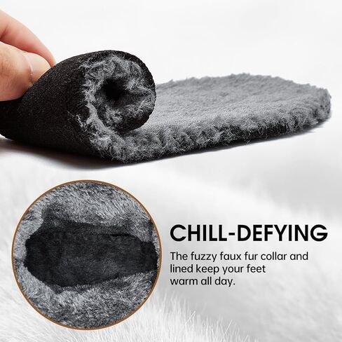 HOBIBEAR Womens Winter Boots Warm Faux Fur Lined Snow Boots Cold Weather Outdoor Shoes Water Resistant in Saudi Arabia