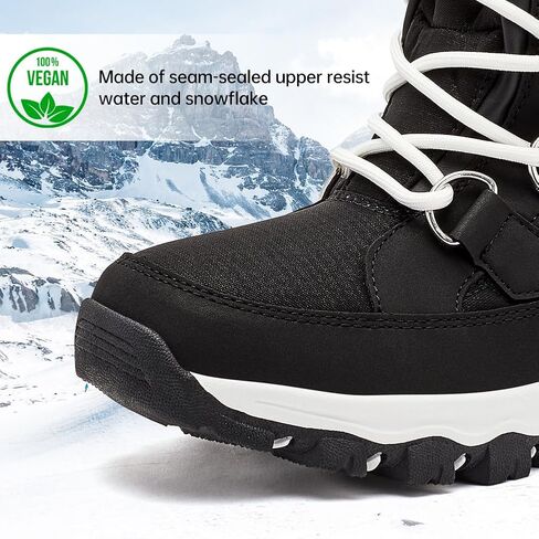 HOBIBEAR Womens Winter Boots Warm Faux Fur Lined Snow Boots Cold Weather Outdoor Shoes Water Resistant in Saudi Arabia